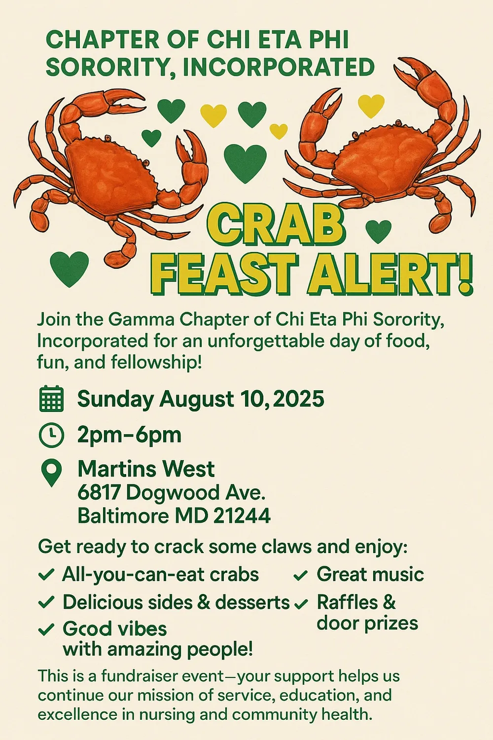 Crab Feast Flyer